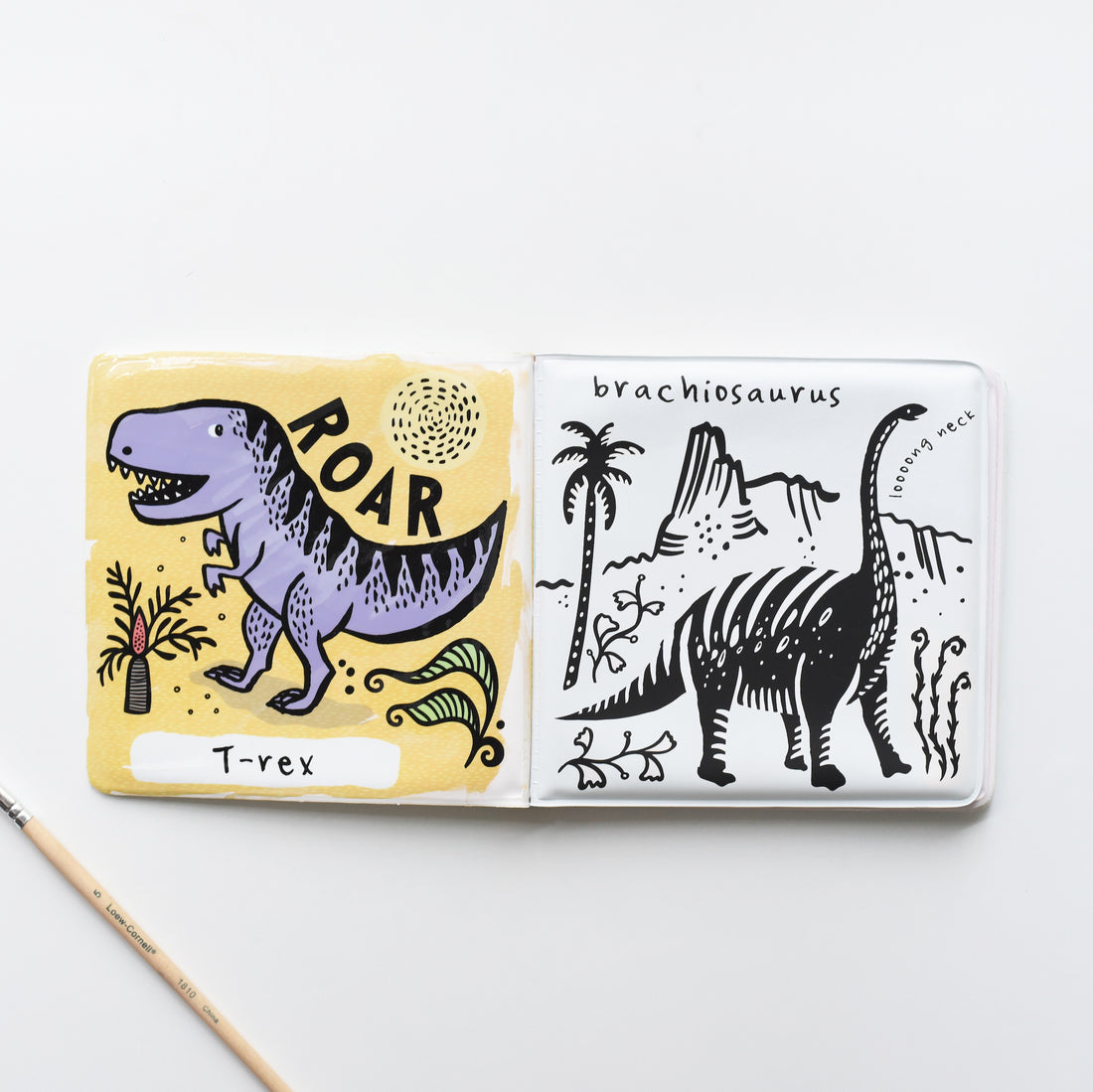 Who Loves Dinosaurs? Color Changing Bath Book - Imagen 2