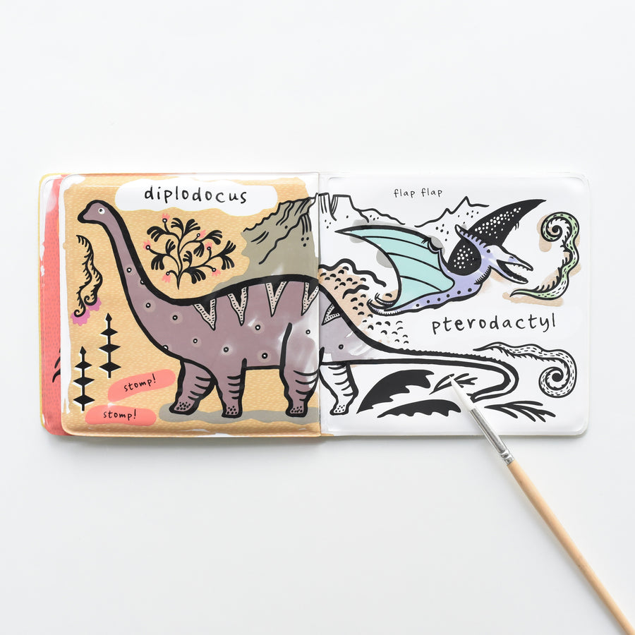 Who Loves Dinosaurs? Color Changing Bath Book - Imagen 5