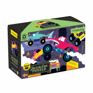 Puzzle 100 Glow in the Dark - Monster Trucks