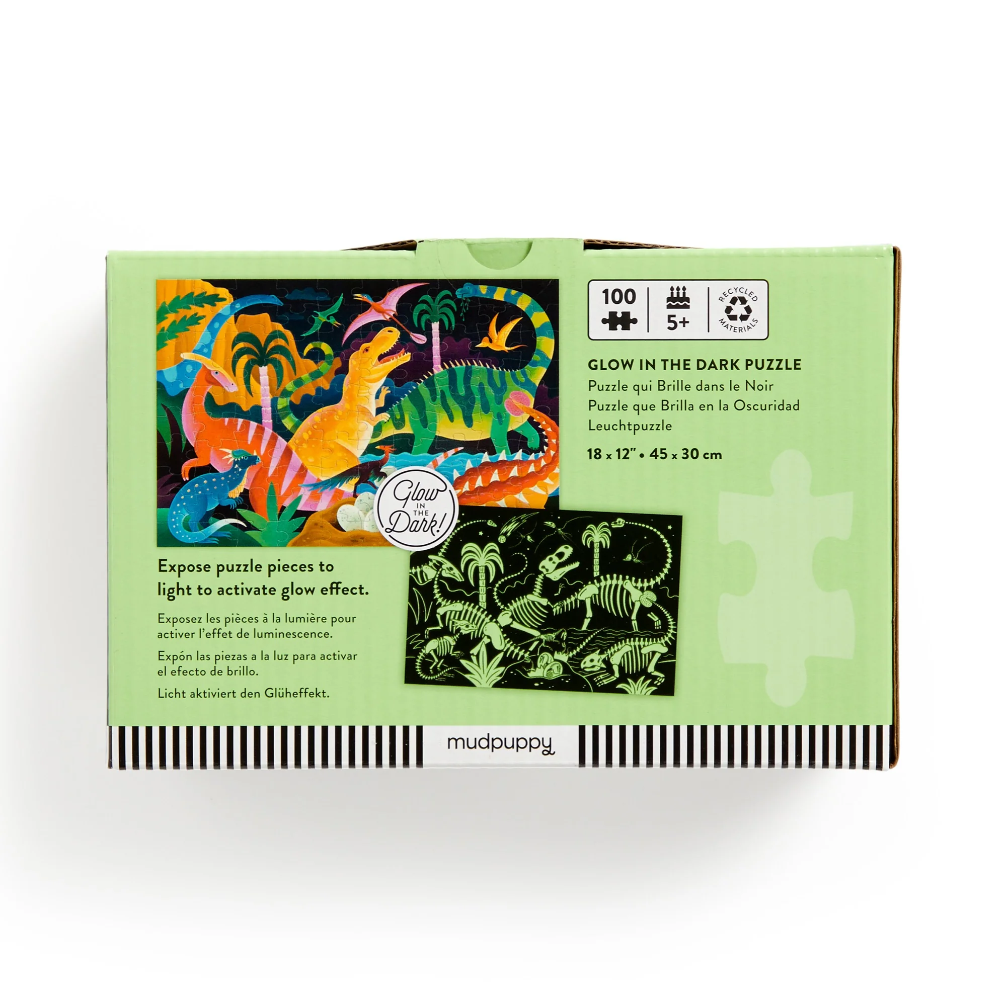 Glow in the Dark Puzzle - Dinosaur Park 100 pc - Imagen 4