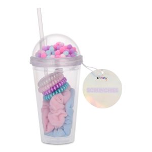 Latte Coil Scrunchie Set