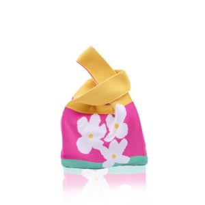 DAINTY TOTE- FLOWER WHITE