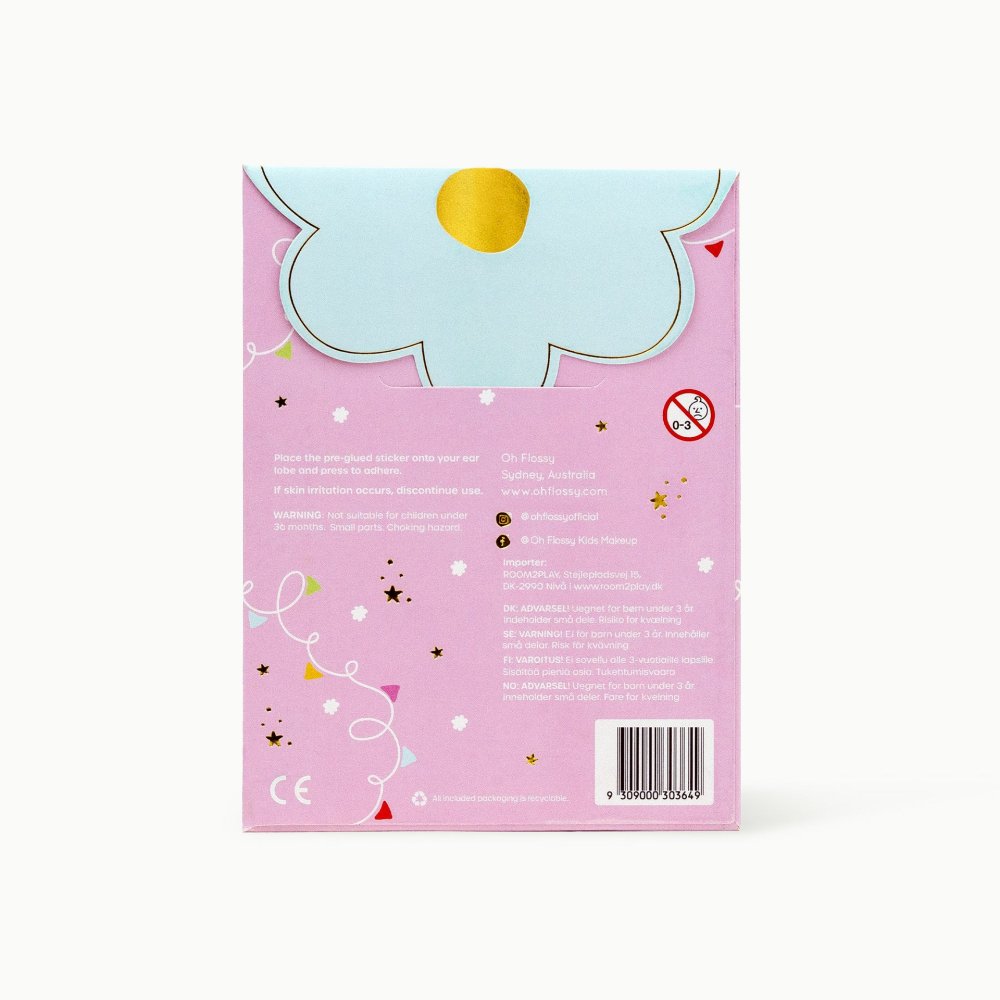 Oh Flossy Kids StickOn Earrings - Imagen 3